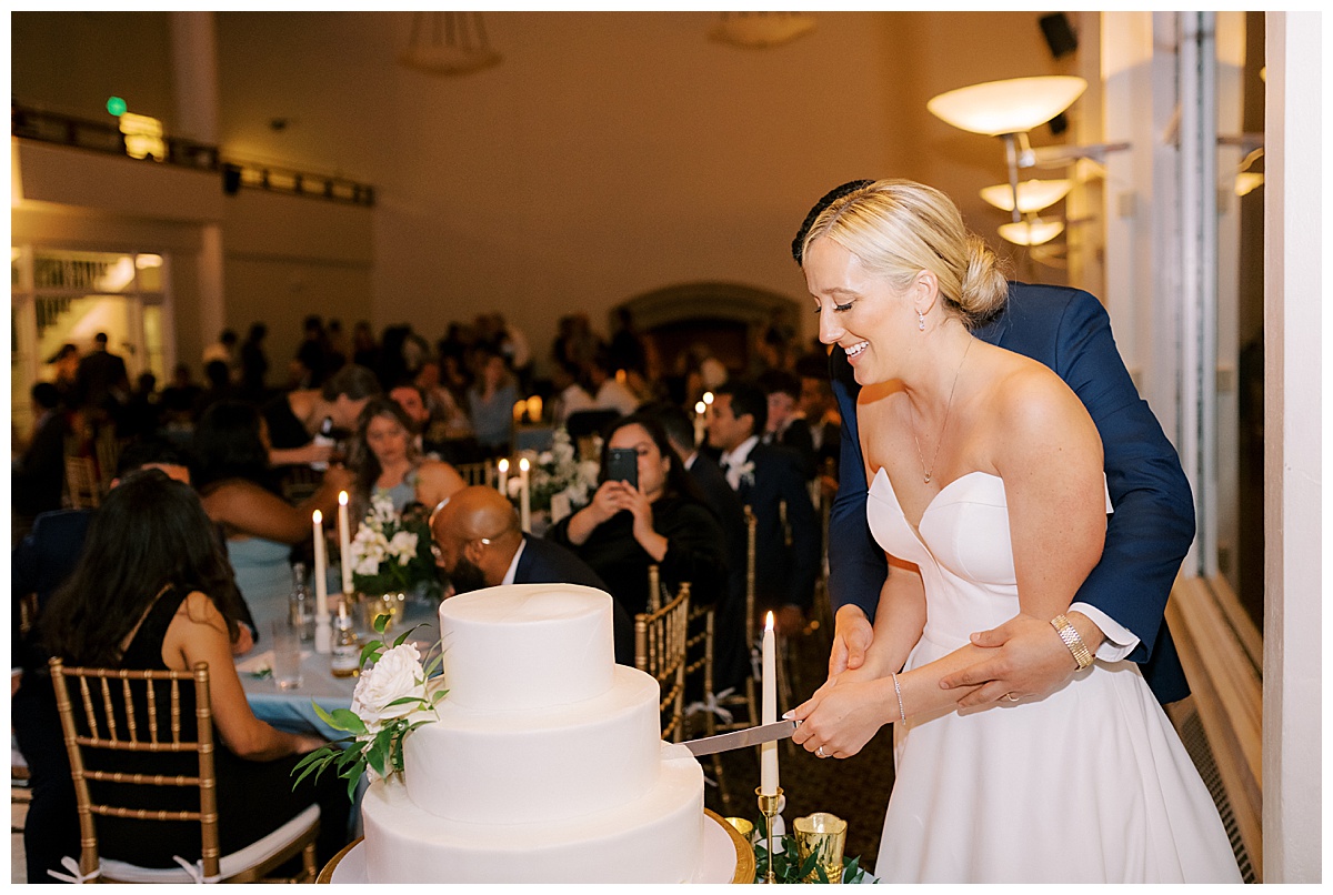 Susie and Devon's Golden Gate Club wedding reception