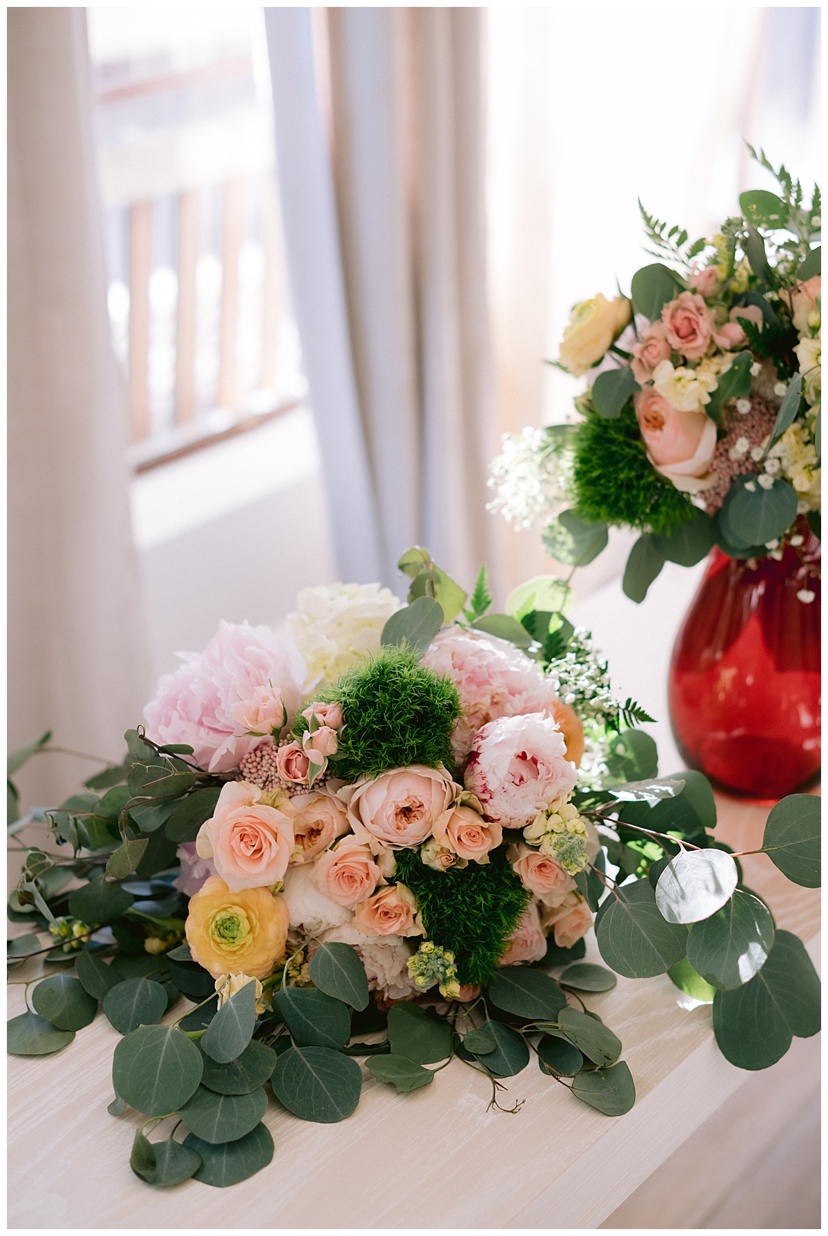 Vivian's bridal bouquet for the outdoor Presidio Chapel wedding