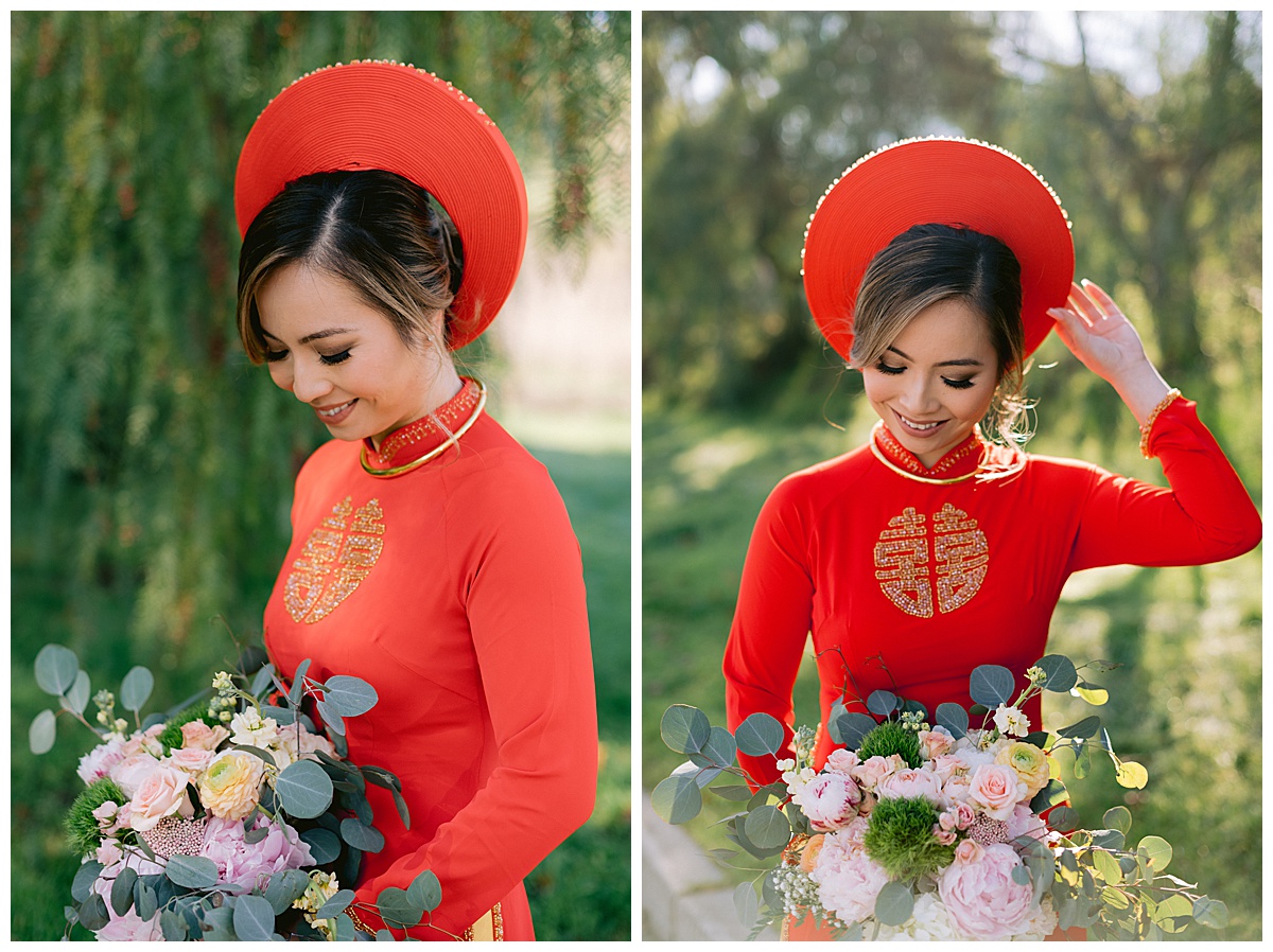 Portraits of Vivian before the tea ceremony