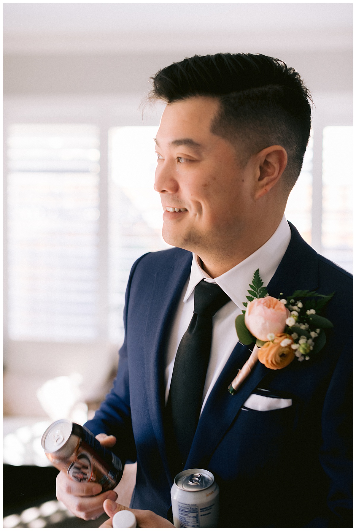 Edward before the tea ceremony