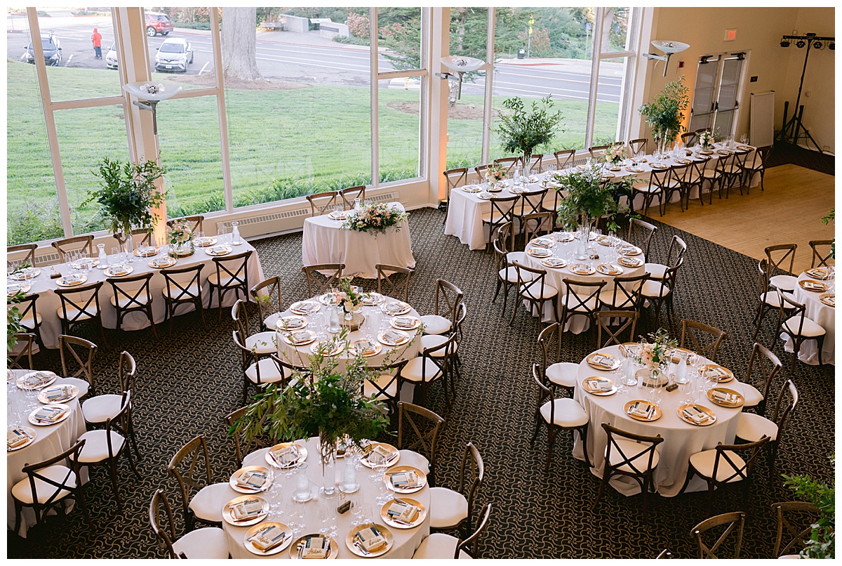Vivian and Edward's Presidio Chapel wedding reception