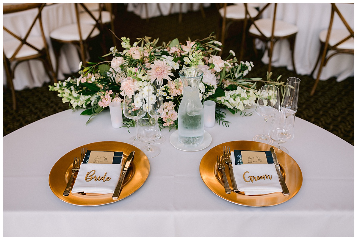 Vivian and Edward's Presidio Chapel wedding reception