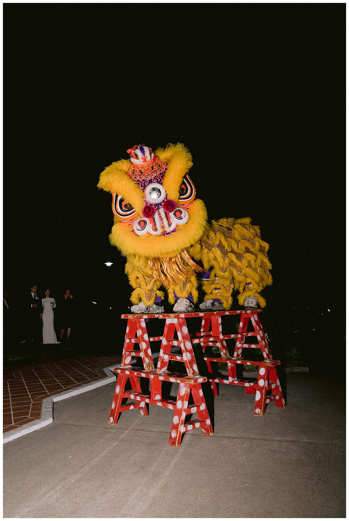 Vivian and Edward's Presidio Chapel wedding reception