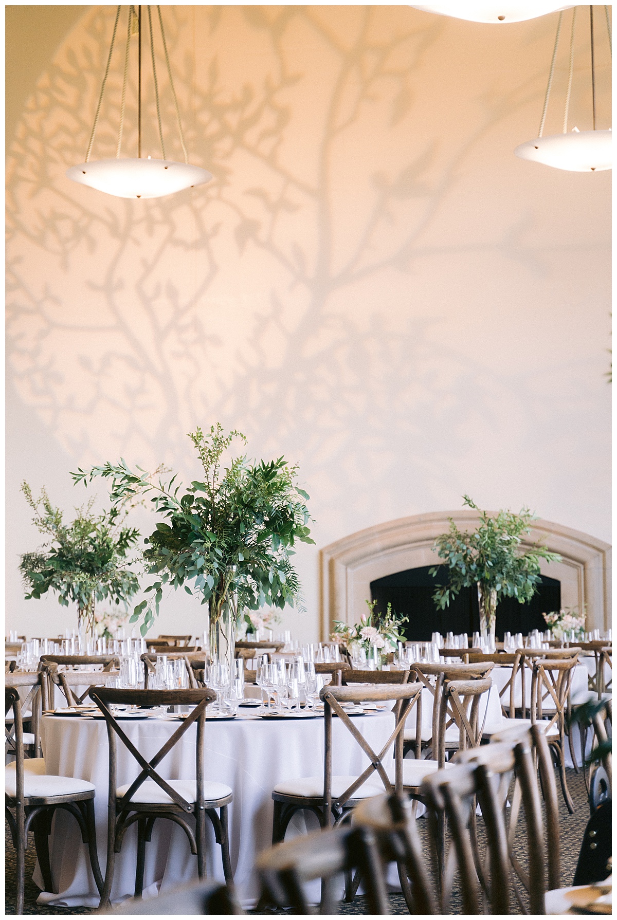 Vivian and Edward's Presidio Chapel wedding reception