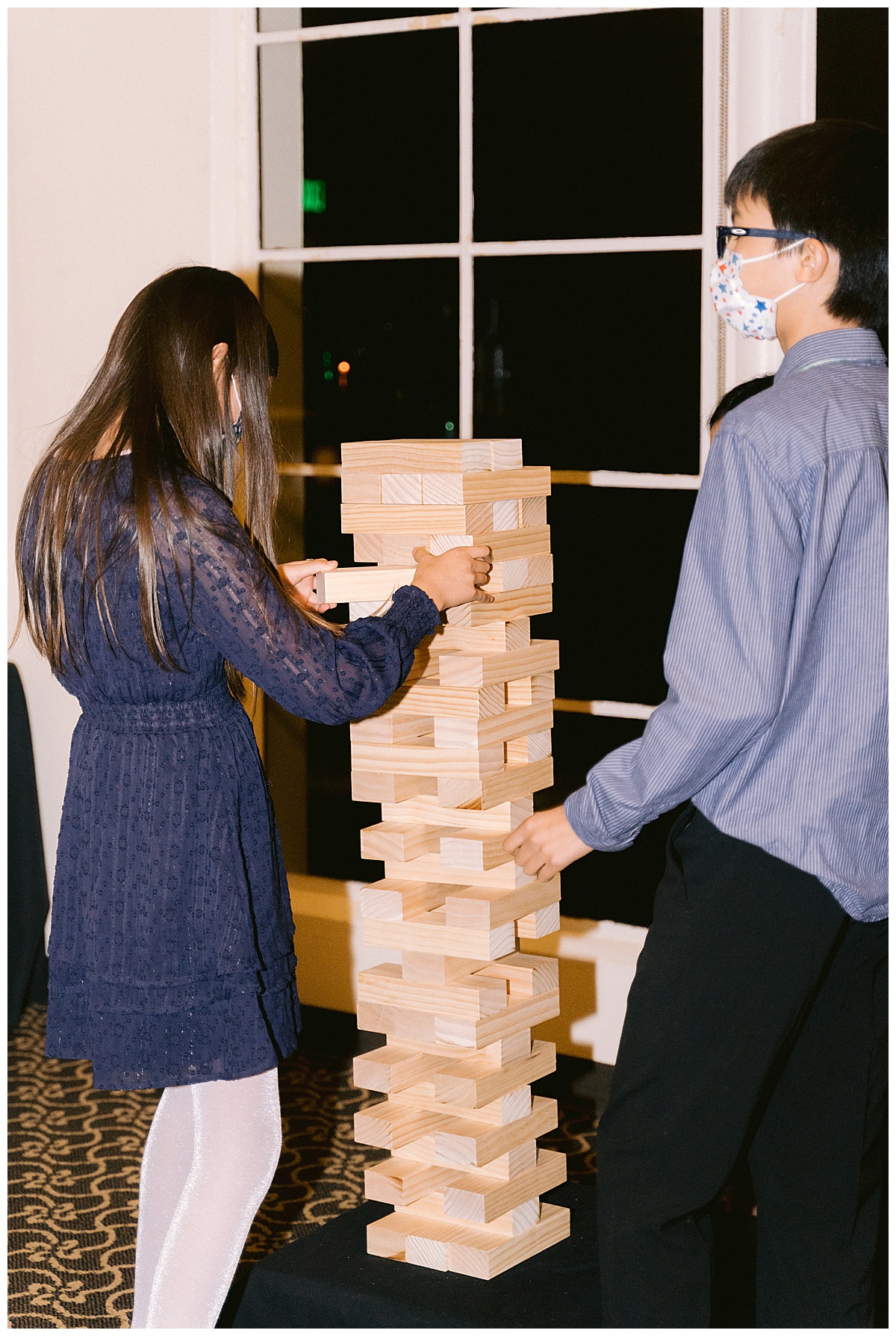 Vivian and Edward's Presidio Chapel wedding reception