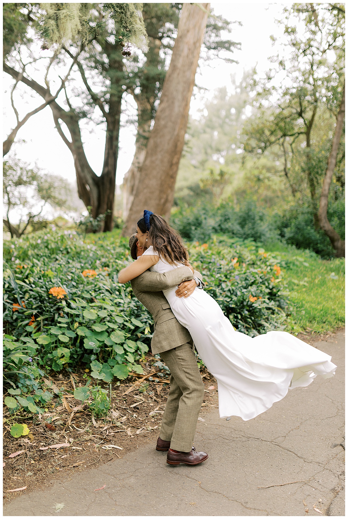 Sanya and Leann's couple's portraits after their charming SF City Hall wedding ceremony
