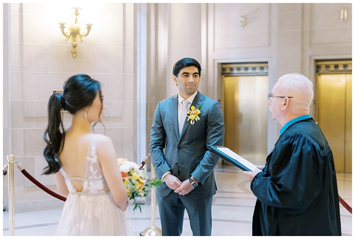 Mary and Ashir's elopement ceremony