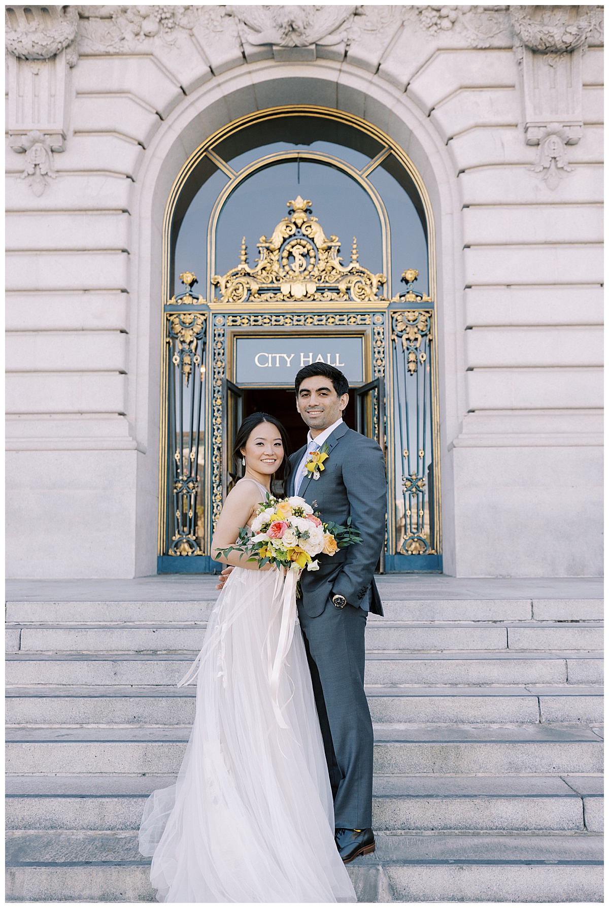 Mary and Ashir's elopement ceremony couple's portraits