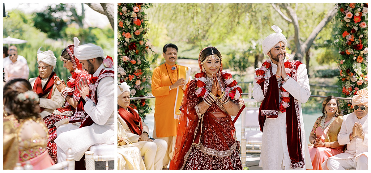 indian wedding ceremony at Nella Terra cellars