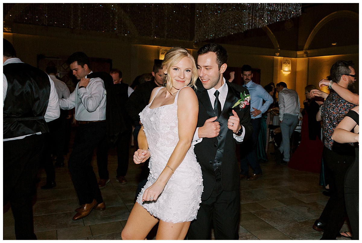 couple on the dance floor at casa real