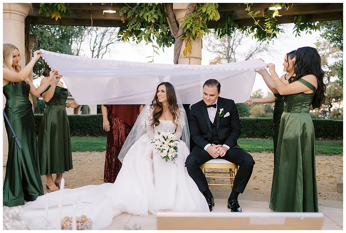 Persian wedding ceremony at the club at ruby hill